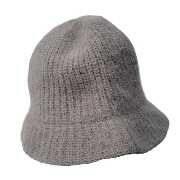 Angora Wool Blend Bucket Hat Soft - Picture 1 of 4